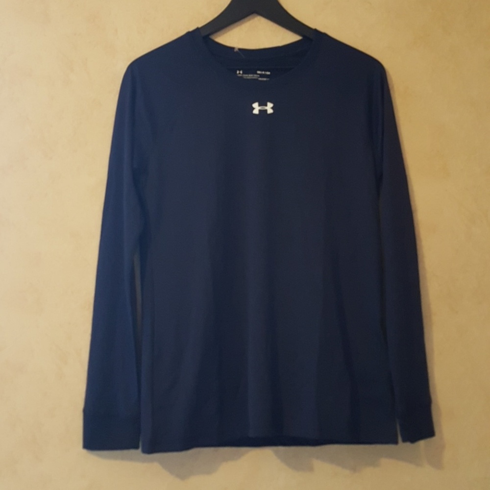 Under Armour navy blue loose fit long sleeve top